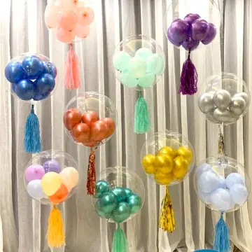 Stuffing Bubble Balloons DIY Deco Bubble Balloon 