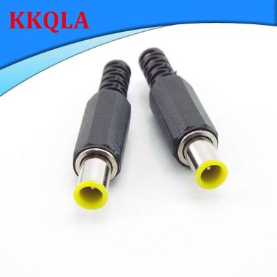 QKKQLA 10pcs/Lot 6.5mmx4.4mm DC male Power Connector plug Adapter Power Plug Male Welding Audio DIY