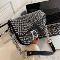 hot【DT】┋  Designer Rhinestone Crossbody for Handbags Shoulder Evening Chain Sling Luxury Brand