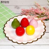 Mini Stylish Color Fruit Strawberry Peach Apple Contact Lens Case Unisex Box Eyes Contact Lens Container Travel Kit Box 5pc/lot