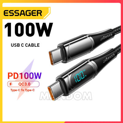 สายชาร์จ สายชาร์จเร็ว PD100W USB C Cable for 5A Fast Charging USB Type C Cable Wire Charging Cable