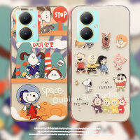 เคสโทรศัพท์ VIVO Y27 Y78 Y02 Y02A Y02T 4G 5G 2023 เคส ปลอก ดีไซน์ใหม่ เยาวชน ข้อเสนอสุดพิเศษ การ์ตูน Snoopy เทเลทับบี้ บางเฉียบใส ซิลิโคน ปกอ่อน Case