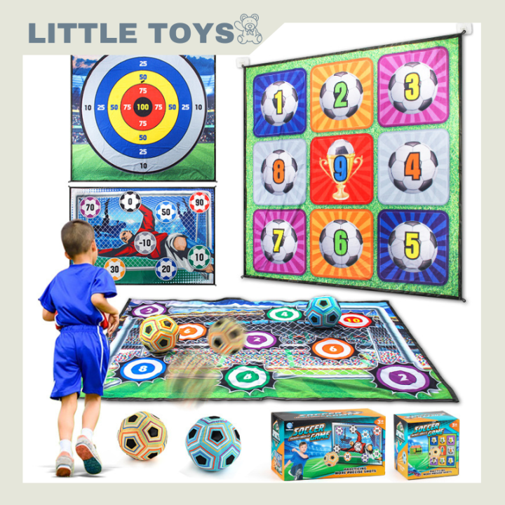 little-toys-เป้าโยนเกม-เกมฟุตบอล-ชุดเกมส์ฟุตบอล-football-game-เกมส์โยนเป้าหมาย-แถมฟุตบอล-พร้อมส่ง