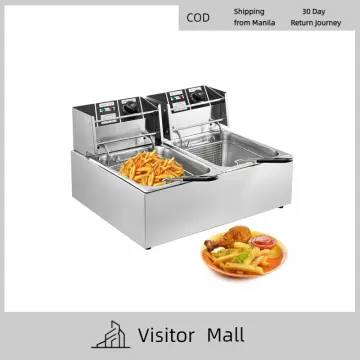 Deep Fryer with Basket, 2500W Electric Deep Fryers 0.6mm