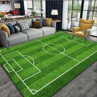 Football Court Pattern Rug for Bedroom Living Room Carpet for Kitchen Floor Mats Home Decor Non-Slip Floor Pad Rug 15 Sizes