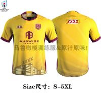 เสื้อรักบี้ล่าสุด 2021 offers training suit short-sleeved NRL recreational football clothes male Maru Rugby jerseys