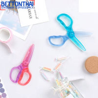 Deli 6067 Plastic Scissors กรรไกรพลาสติกสำหรับเด็ก ขนาด 4 3/4นิ้ว สุดน่ารัก (แพ็คกล่อง12 ชิ้น) กรรไกร กรรไกรแฟนซี กรรไกรพลาสติก