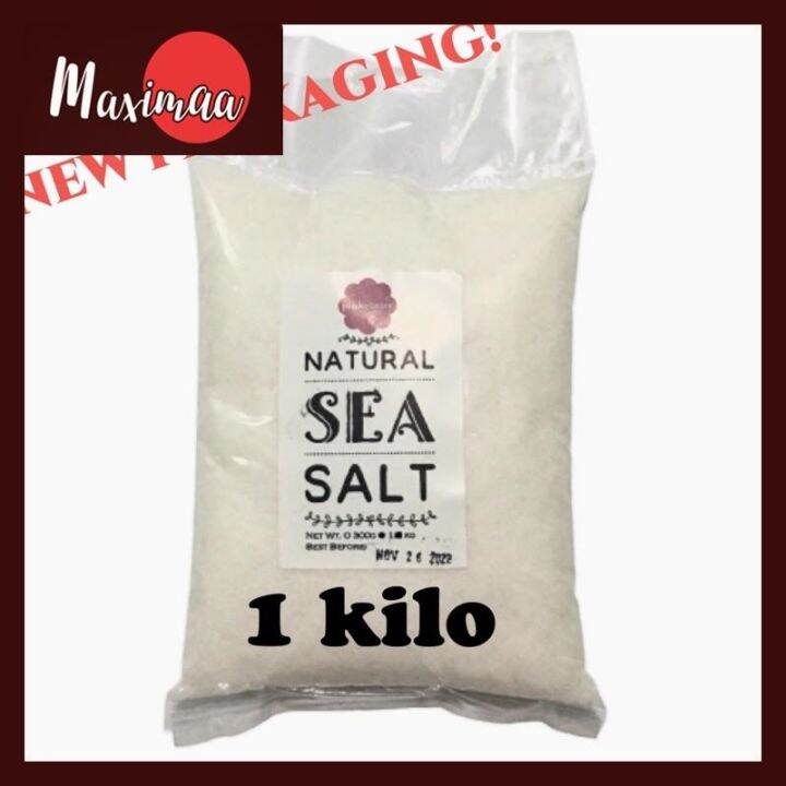 Maximaa Natural Sea Salt (FoodGrade NonIodized Mixed Coarse/Fine