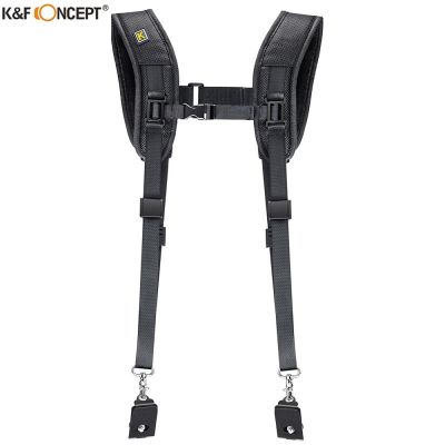 ❁ K F CONCEPT Double Strap Adjustable Digital Camera Double Shoulder Quick Release Camera Strap Camcorder Straps