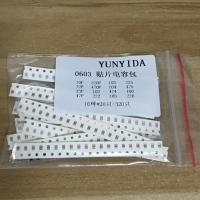 Free shipping 0603 SMD Capacitor assorted kit ,16values*20pcs=320pcs 10PF-22UF Samples kit