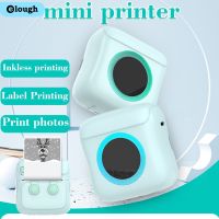 ✘❒■ Mini Pocket Thermal Printer Bluetooth Phone Photos Label Printing Machine Sticker Portable Inkless Maker Adhesive Printing Paper