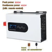 Qizaotia อินเวอร์เตอร์12V 24V 48V 60V 72V เป็น AC 120V 220V Pure Sine Wave 60Hz 10000W 8000W เครื่องแปลงไฟซ็อกเก็ตคู่ตัวแปลงความถี่