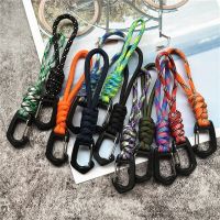 Key Chain Braided Keycord Outdoor Lanyard for Knife Anti-lost Strap Colorful Landyards Premium Keychain Lanyard Accessories Belts