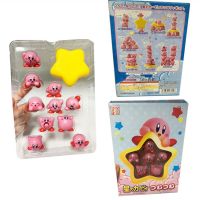 10เซ็ต Boneka มินิเมนเมนเมนเมนท์ Tumpuk Bintang Permainan อนิเมะ Kirby Mainan Figur Si Kartun Patung Dapat Ditumpuk Hadiah Mainan Edukasi-An