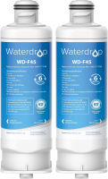 Waterdrop DA97-17376B Replacement for Samsung HAF-QIN/EXP, DA97-08006C, RF28R7201SR, RF28R7351SG, WD-F45, Refrigerator Water Filter, 2 Filters