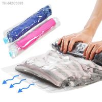 ஐ New Clothes Compression Storage Bags Hand Rolling Clothing Plastic Vacuum Packing Sacks Travel Space Saver Bags for Luggage