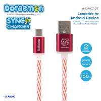 [ส่งฟรี ]ASAKI สายชาร์จและซิงค์ข้อมูล ลิขสิทธิ์ โดราเอม่อน Micro USB รุ่น A-DMC127 (สินค้าคละสี) รับประกัน 1 ปี