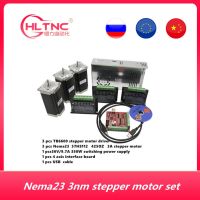 【YF】❖  Router 3 Axis kit  3pcs TB6600 Stepper motor driver 3pcs NEMA23 425 Oz dc motor 350W power supply  1pc 4 axis interface boar