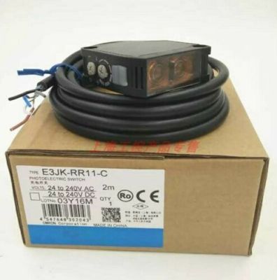 NEW Omron E3JK-RR11 -C  ระยะตรวจจับ  4.5  เมตร  Retroreflective Photoelectric