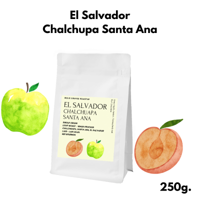 Mole Coffee : เมล็ดกาแฟคั่ว El Savador Chalchupa Santa Ana ถูก ส่งไว คุ้มค่า คั่วใหม่ 250g.