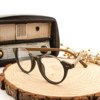 2022 Men Women Wooden Plain Glasses Myopia Wood Frame Sunglasses with Clear es