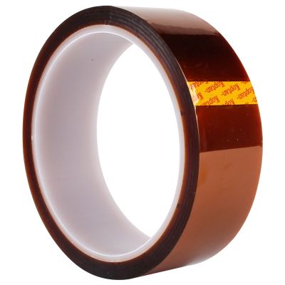 YX PET Insulated Resistance 180°C High Temperature Insulation Adhesive Tape 33 Meters Long Tawny