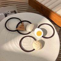 【CW】 Fashionable Resin Imitation Bun Steamed Hair Rope Food Rubber Band Headdress