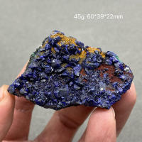 100 ธรรมชาติที่สวยงาม Azurite และ Malachite Symbiotic แร่ตัวอย่างคริสตัลหินและคริสตัลรักษาคริสตัล