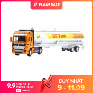 Mô hình xe vận tải chở dầu tỷ lệ 1 48 chất liệu hợp kim dành cho trẻ em trang trí bàn Dece Flor - INTL thumbnail