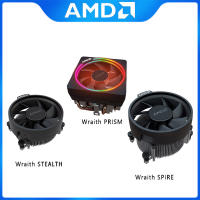 AMD Ryzen Wraith Cooler พัดลมใหม่ STEALTH PRISM RGB สำหรับ R5 R7 R9 3600 โปรเซสเซอร์ CPU รองรับ FM2 AM3 AM4 4PIN Motherbord-kxodc9393