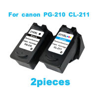 2pcs Ink cartridge For canon PG210 CL211 Pixma IP2702 MP240 MP250 MP270 MP490 MX320 MX340 printer ink cartridges PG 210 CL 211 Ink Cartridges