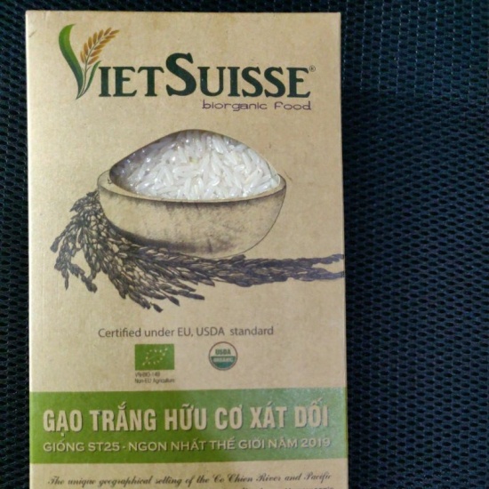 Hot sale gạo hữu cơ vietsuisse 1kg - việt nam - ảnh sản phẩm 3
