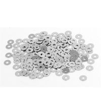 200Pcs M1.4 Glasses Metal Flat Washers Gasket Eyeglass Screws Accessories Nails Screws  Fasteners