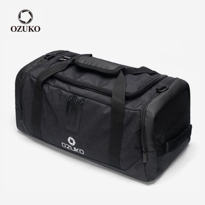 OZUKO Large Capacity Men Travel Duffle Bag Waterproof Oxford Luggage Handbags