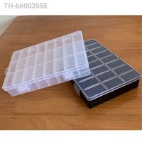 ✘♨ 24 Compartments Plastic Storage Box Jewelry Earring Beads Screw Accessories Classification Fixed Display Storage Box Organizer