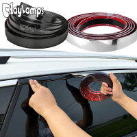 3เมตรรถประตูป้องกันแถบ Sealants กันชนรถยนต์ Anti Scratch Strip DIY Chrome Molding Trim กาว Protector