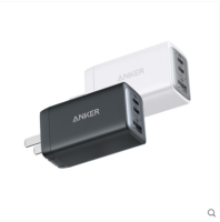 Anker 65W พาวเวอร์พอร์ต III 3 พอร์ต 65W Pod ที่ชาร์จ GaN II A2667 2 PD 1 USB USB-C Type-C สําหรับ iphone 12 12 Mini 12 Pro Max pixel 4