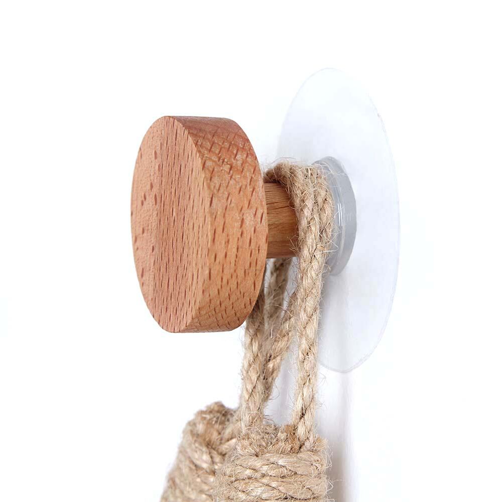 V75 Knitting Vintage Home Wall Mounted Kitchen Hotel Bathroom Supplies Towel Hanging Rope Toilet Paper Holder Storage Rack