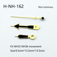 นาฬิกาอุปกรณ์เสริมนาฬิกาเข็ม NH35สีขาวตัวชี้สีเขียวสว่างมากเหมาะสำหรับ NH35 NH36เคลื่อนไหวมือเต่า