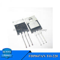 10Pcs FDP047AN TO-220 FDP047AN08AO TO220 80A/75V MOSFET N-ช่อง