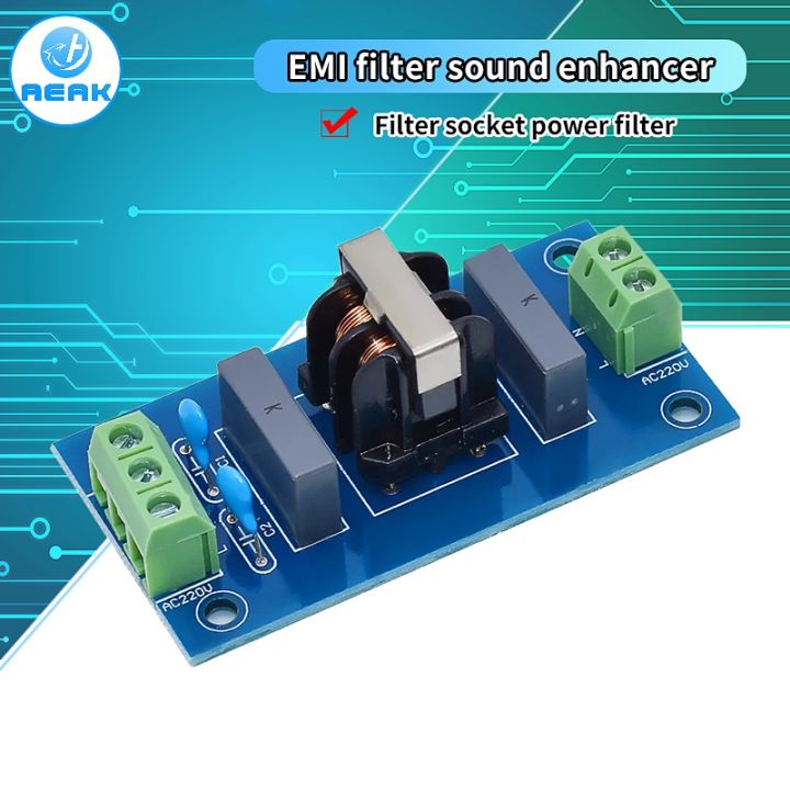 yf-emi-filter-sound-booster-socket-220v-module-board