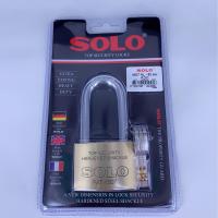 กุญแจSOLO กุญแจโซโล แม่กุญแจแบบคล้องโซโล ชนิดห่วงยาว สีทอง รุ่น 4507NL-50