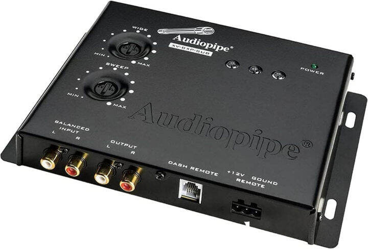audiopipe-xv-bxp-sub-15v-car-audio-system-digital-sound-equalizer-epicenter-enhancer-restoration-signal-processor-bass-booster-w-remote-knob-black