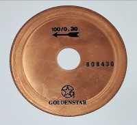 ใบเลื่อย ตัดพลอย Golden Star 100x0.3 mm แผ่นทองแดง แพ็ค 10 ใบ