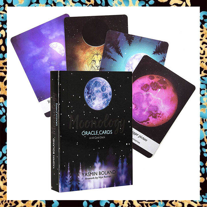 Moonology Oracle Card Deck with Paper Guide Book | Standard Big Size ...