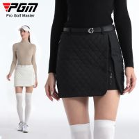 PGM Golf Womens Cotton Short Skirt Autumn and Winter Warm A-line Half Body Wrap Hip Skirts QZ096