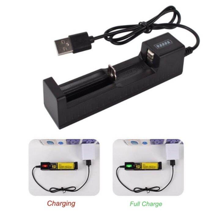 1 Slot 18650 Usb Battery Charger Universal Universal 1 Battery Usb Charger Aliexpress