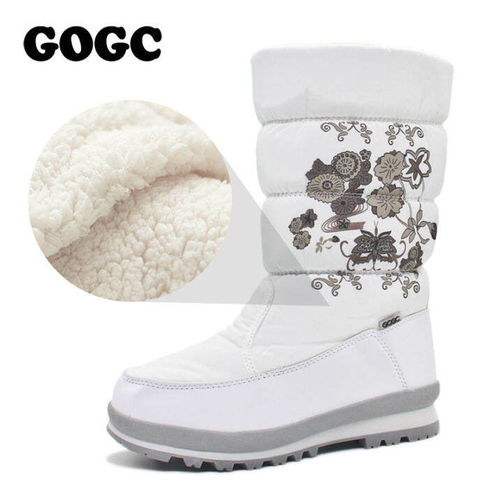 gogc-platform-boots-black-boots-winter-boots-women-white-boots-snow-boots-flats-shoes-women-womens-booties-female-shoes-g9620