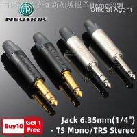 【CW】○  6.35mm 2 3 core Male Mono/Stereo 6.5 Angle/Straight plug Gold-plated Audio NP2X NP3X NP2RX NP3RX