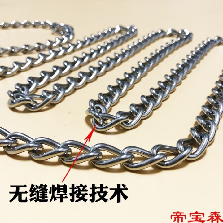 cod-t-stainless-steel-dog-chain-traction-iron-double-buckle-and-medium-sized-dogs-golden-retriever-g-erman-shepherd-tie-walking